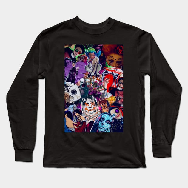 Collage Long Sleeve T-Shirt by BSKR